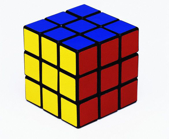 Solved Rubix Cube