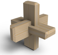 Wooden Cross Puzzle Plans