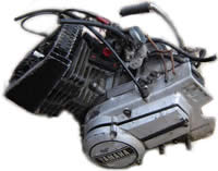 Yamaha RXS100 Engine repaired and used for a Go-Kart